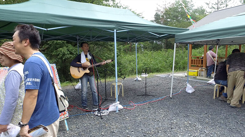 真夏の森のフェスティバル 土岐高山城跡の森 「里山わいわい広場」