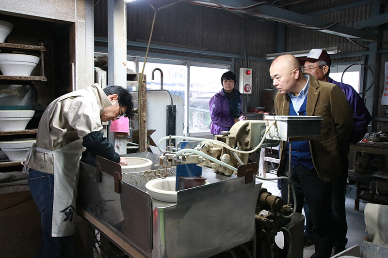 酒井敏也氏体験の様子2