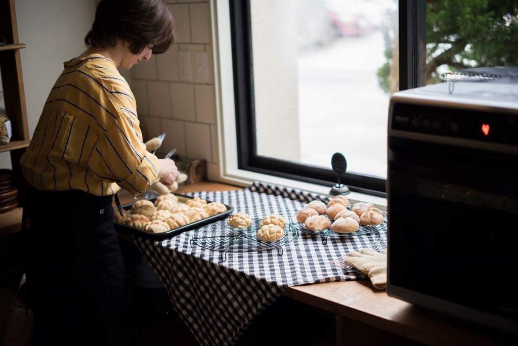 陶器屋さんでパン教室